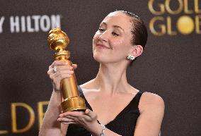 83rd Annual Golden Globes - Press Room