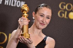 83rd Annual Golden Globes - Press Room
