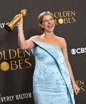 83rd Annual Golden Globes - Press Room