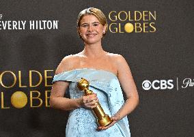 83rd Annual Golden Globes - Press Room