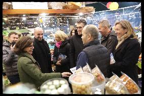 Exclusive - Walking Tour with Rachida Dati In Rue d'Auteuil - Paris