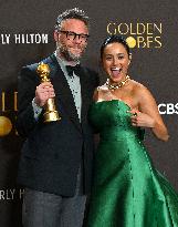 83rd Annual Golden Globes - Press Room