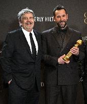 83rd Annual Golden Globes - Press Room