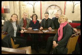 Exclusive - Walking Tour with Rachida Dati In Rue d'Auteuil - Paris