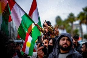 Demonstration Support SDF - Iraq