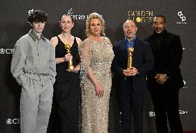 83rd Annual Golden Globes - Press Room