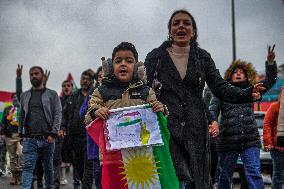 Demonstration Support SDF - Iraq