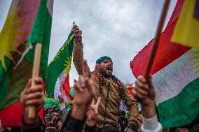 Demonstration Support SDF - Iraq