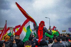 Demonstration Support SDF - Iraq