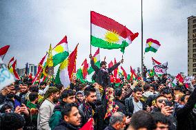 Demonstration Support SDF - Iraq