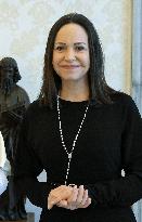 Pope Leo XIV meets Maria Corina Machado - Vatican