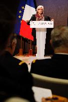 Catherine Vautrin At National Service Recruitment Campaign Launch - Paris