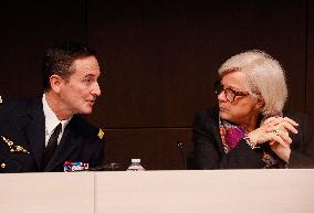 Catherine Vautrin At National Service Recruitment Campaign Launch - Paris