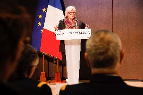 Catherine Vautrin At National Service Recruitment Campaign Launch - Paris