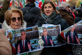 Rally in Support of The Protest in Iran - Paris