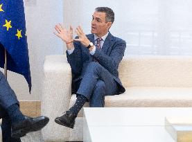 Sánchez Receives Greek Prime Minister Mitsotakis - Madrid