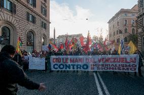 Pro-Maduro Demonstration in Rome