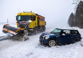 Complicated road conditions