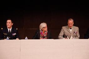 Catherine Vautrin At National Service Recruitment Campaign Launch - Paris