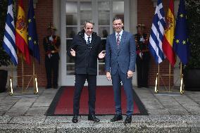 Sánchez Receives Greek Prime Minister Mitsotakis - Madrid