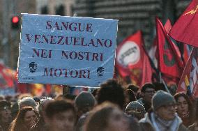 Pro-Maduro Demonstration in Rome