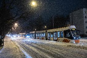 Complicated road conditions