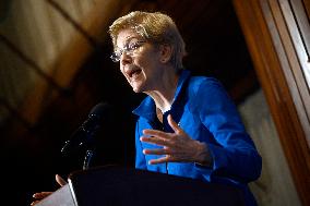 Senator Elizabeth Warren delivers speech on future of Democrats
