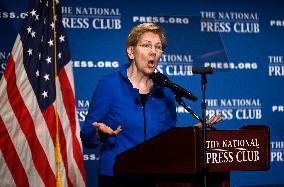 Senator Elizabeth Warren delivers speech on future of Democrats