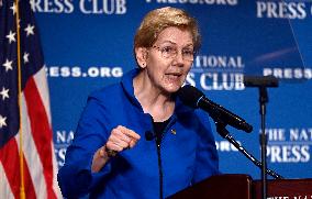 Senator Elizabeth Warren delivers speech on future of Democrats