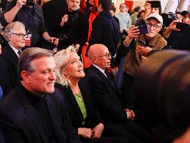 Rassemblement National New Year Wishes to the Press - Paris