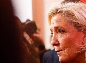 Rassemblement National New Year Wishes to the Press - Paris