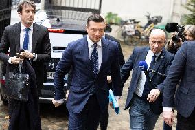 Rassemblement National New Year Wishes to the Press - Paris