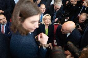 Rassemblement National New Year Wishes to the Press - Paris