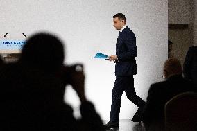 Rassemblement National New Year Wishes to the Press - Paris