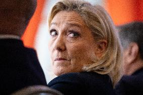 Rassemblement National New Year Wishes to the Press - Paris