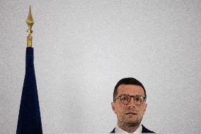 Rassemblement National New Year Wishes to the Press - Paris