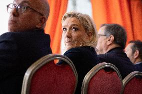 Rassemblement National New Year Wishes to the Press - Paris