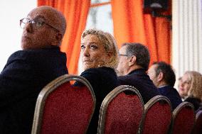 Rassemblement National New Year Wishes to the Press - Paris