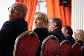 Rassemblement National New Year Wishes to the Press - Paris