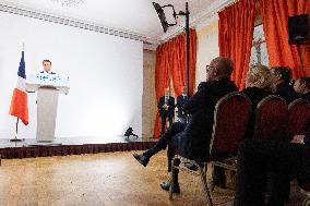 Rassemblement National New Year Wishes to the Press - Paris