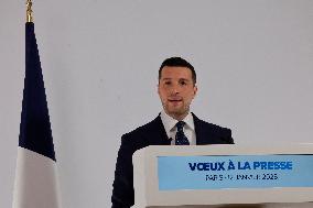 Rassemblement National New Year Wishes to the Press - Paris