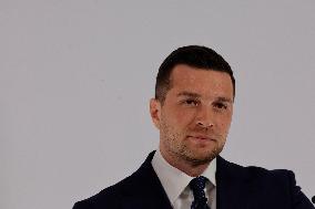 Rassemblement National New Year Wishes to the Press - Paris