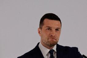 Rassemblement National New Year Wishes to the Press - Paris