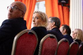 Rassemblement National New Year Wishes to the Press - Paris