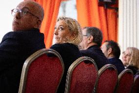 Rassemblement National New Year Wishes to the Press - Paris