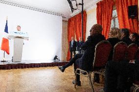 Rassemblement National New Year Wishes to the Press - Paris