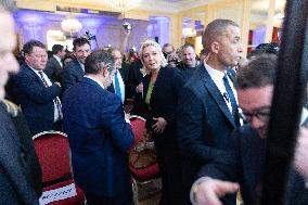 Rassemblement National New Year Wishes to the Press - Paris