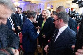 Rassemblement National New Year Wishes to the Press - Paris