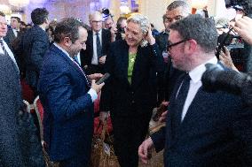 Rassemblement National New Year Wishes to the Press - Paris