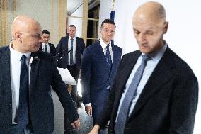 Rassemblement National New Year Wishes to the Press - Paris